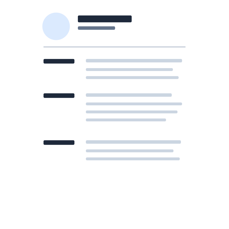 CV Template 11 CV template preview