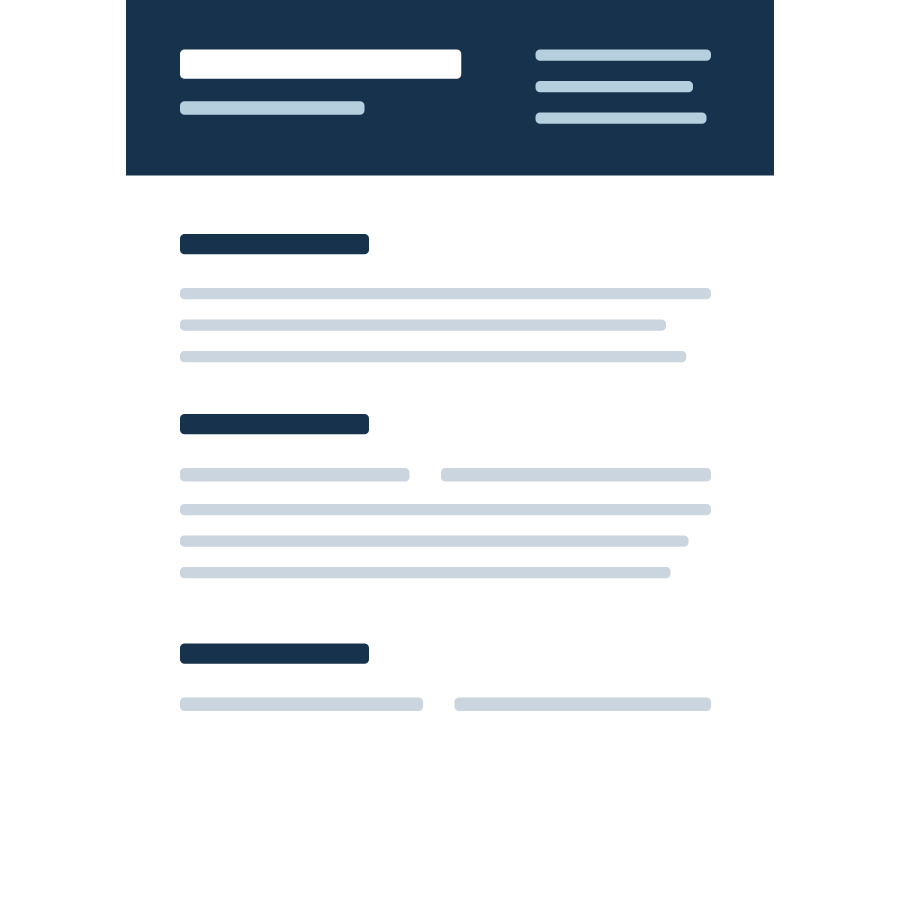 CV Template 16 CV template preview