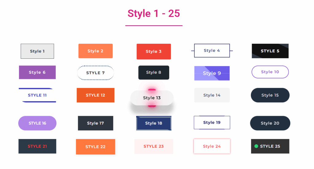 button animation addons in elementor