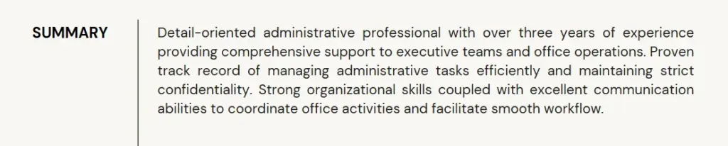 writing generic career objective