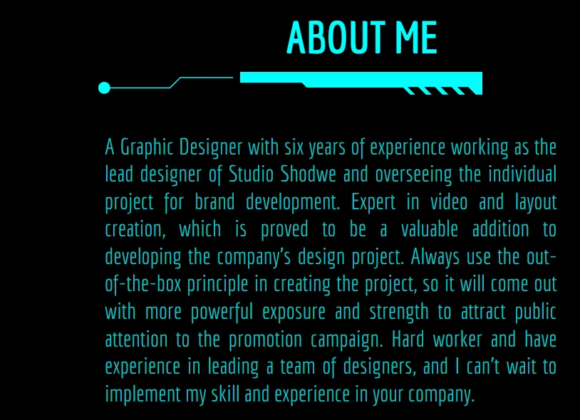 perfect career objective